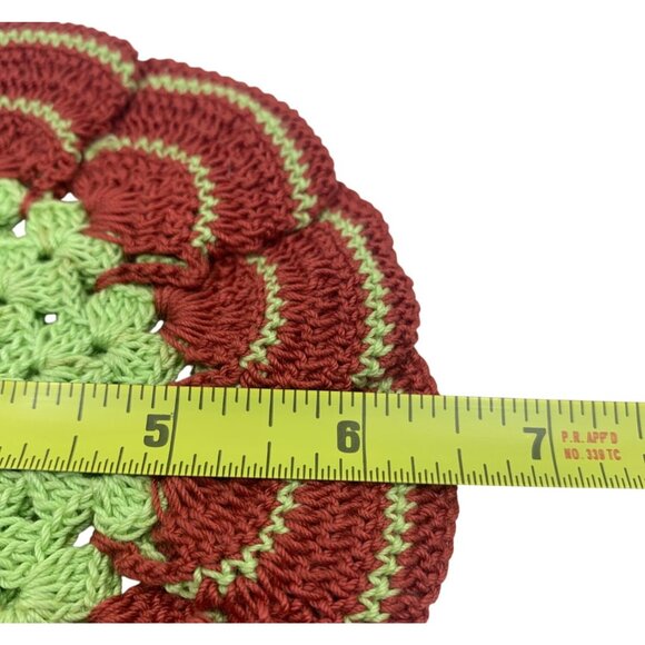 3D Vntg Crocheted Doily Trivet Coaster Hotpad Potholder Home Table Decor - Picture 10 of 10